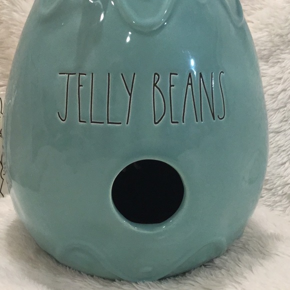 NEW Rae Dunn JELLY BEANS Birdhouse Turquoise VHTF - Picture 2 of 7
